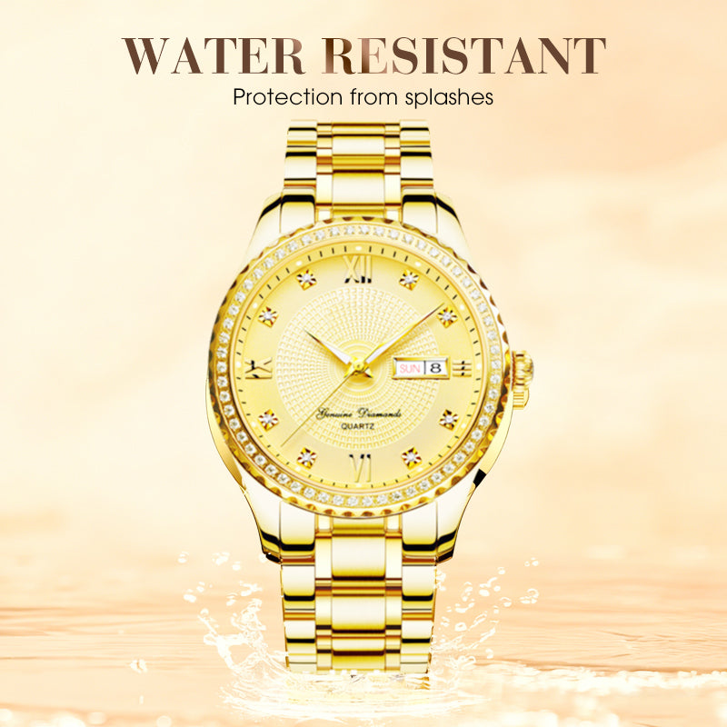 Men's Luminous Display Waterproof Wristwatch