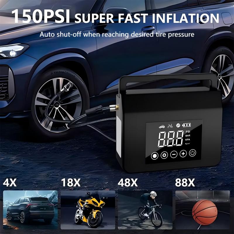 🚨 LIMITED‑TIME FINAL 50% OFF 🚗 4‑in‑1 Portable Car Starter | 4000A Peak Jump Start,150PSI Air Compressor, Power Bank for Sedans, SUVs, Trucks & Boats