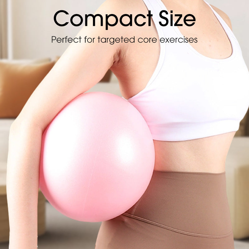 🤸‍♀️ 55% OFF! ⚽ 9-Inch Pilates Ball – Anti-Burst, Pump Included & Ideal for Fitness 📦💪