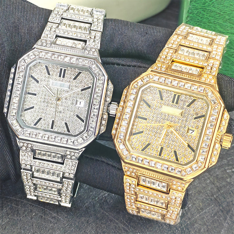 ✨Luxury Square Rhinestone Watch – Elegant Sparkle for Every Occasion✨