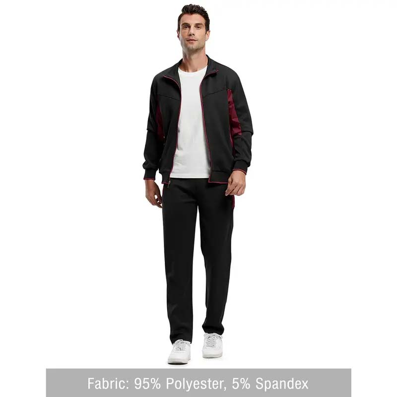 Men's Full-Zip Running Jacket & Pants 2-Piece Set