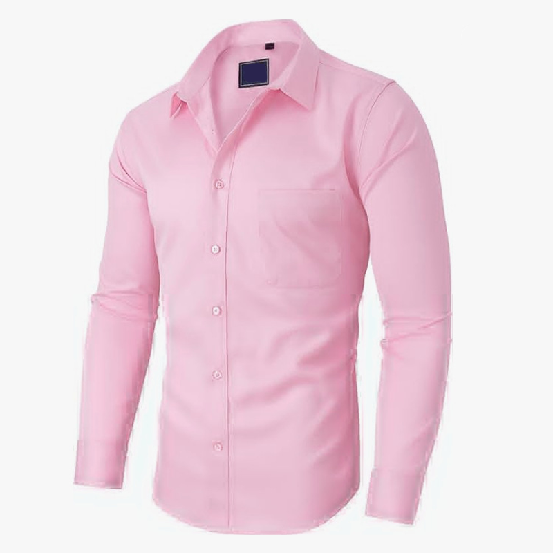 🔥Solid-Color Long-Sleeve Shirt
