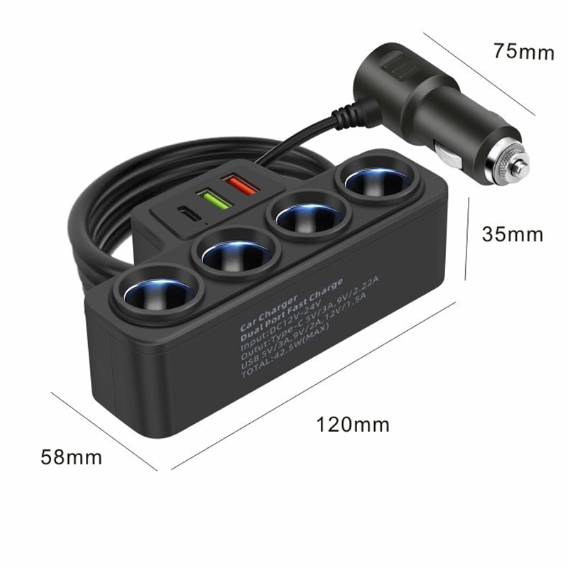 📢50% OFF NOW!!🔥7-in-1 Cigarette Lighter Adapter