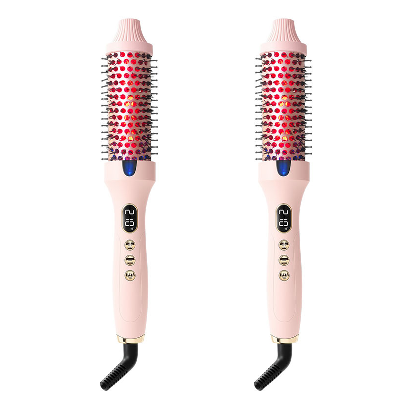 🔥2-in-1 Magic Styler | Heated Straightener & Curler Comb | Switch Hairstyles in Seconds💁‍♀️