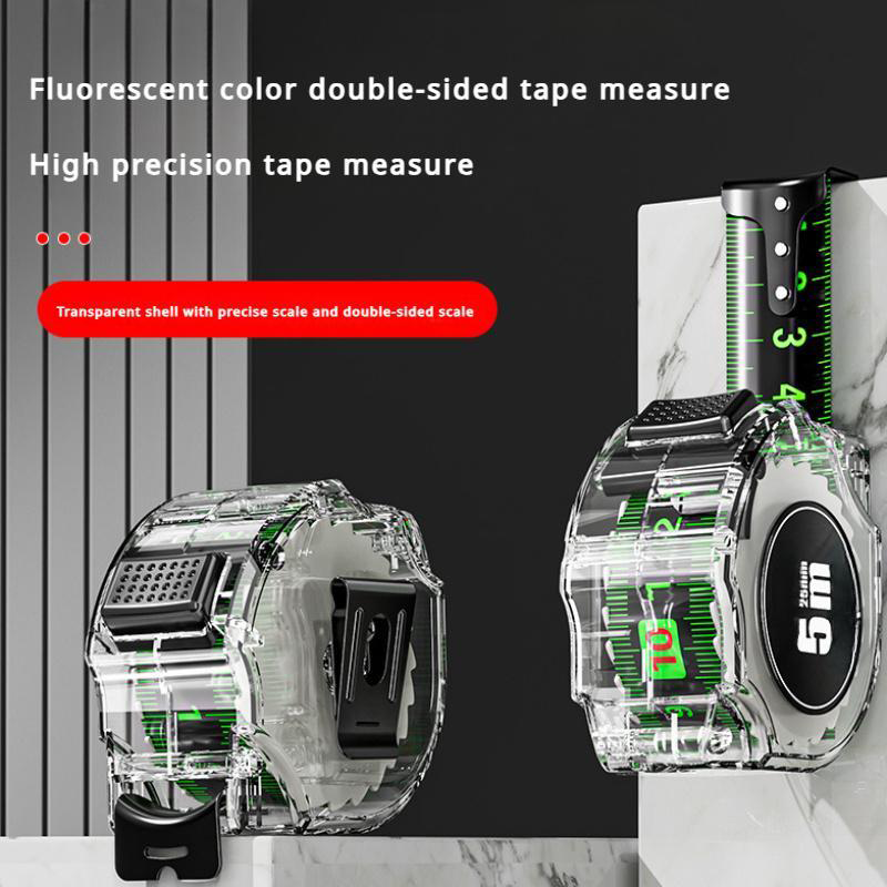 High-Precision Fluorescent Tape Measure