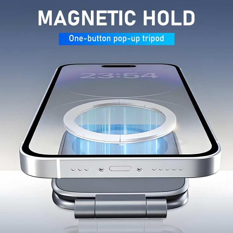 📢📢50% OFF!!⏰✨Magnetic Strong-Hold Phone Mount—Sticks Like a Magnet, Stands Like a Rock!📱⚡