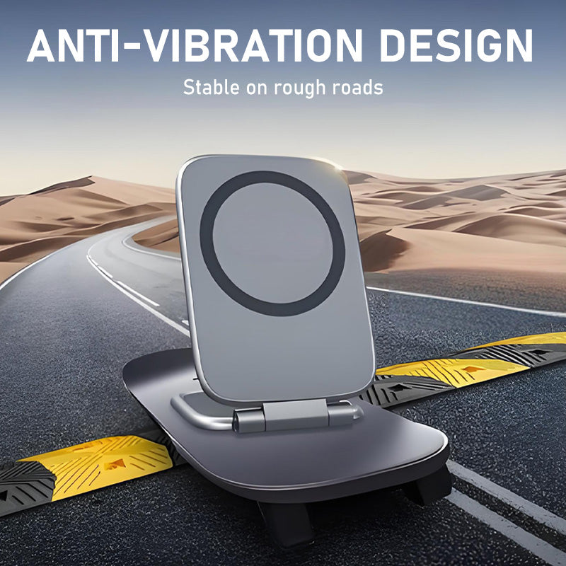 📢📢50% OFF!!⏰✨Magnetic Strong-Hold Phone Mount—Sticks Like a Magnet, Stands Like a Rock!📱⚡