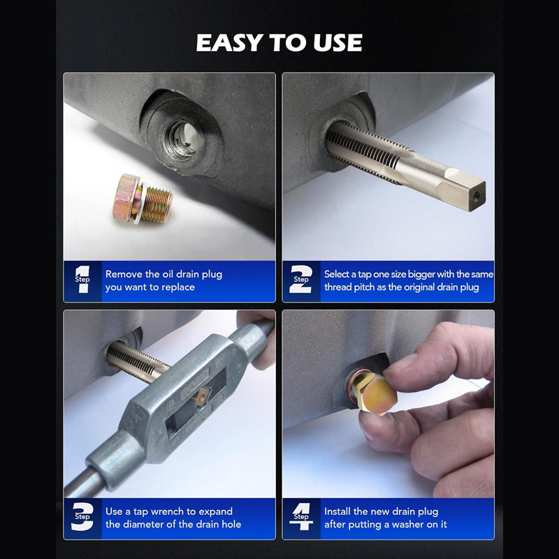 114-Piece Oil Pan Thread Repair Kit
