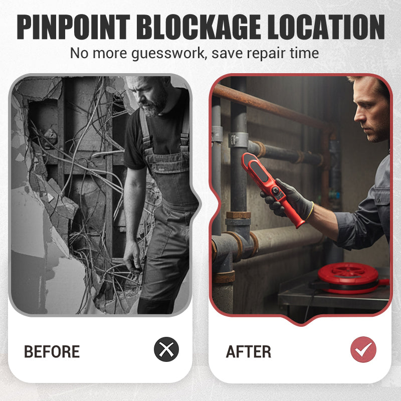 🔧 60% OFF NOW! 🚰 Professional Pipe Blockage Detector – Accurate Detection, Easy to Use & Water-Resistant 💧