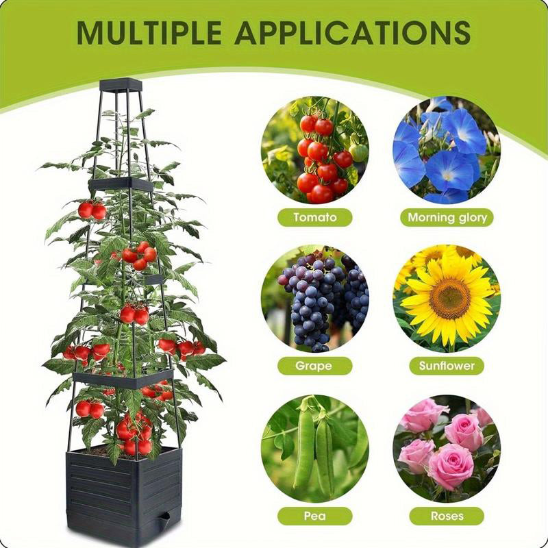 🍅Self-Watering Tomato Planting Box Set Climbing Plants Holder🪴