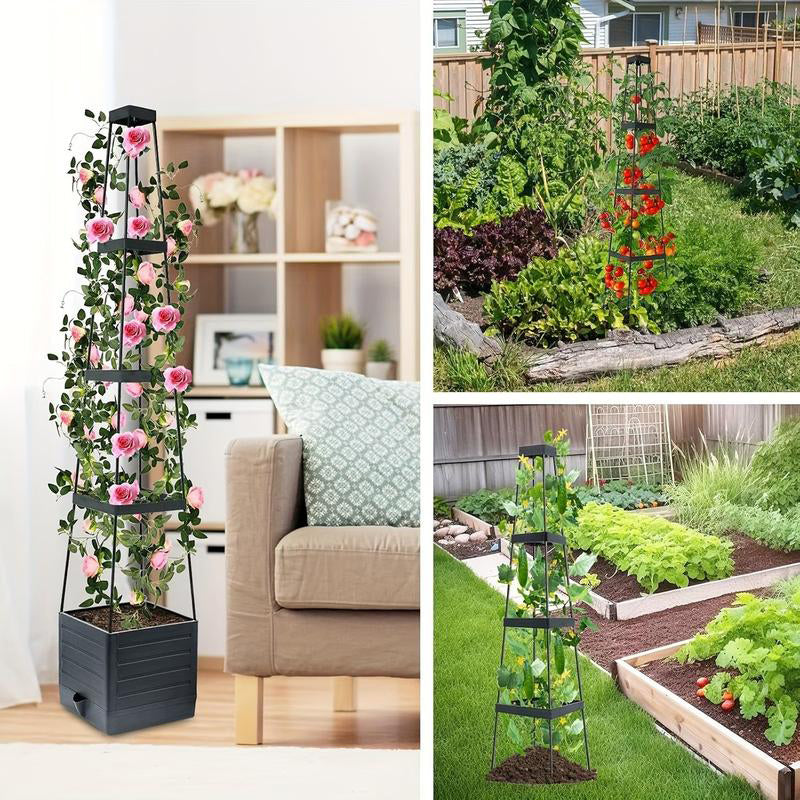 🍅Self-Watering Tomato Planting Box Set Climbing Plants Holder🪴