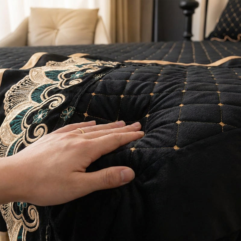 📢📢2026 NEW PRODUCT – 50% OFF✨Ruffled bed sheet + duvet cover + pillowcase💓🛏️ Captures the elegance and comfort of the moment