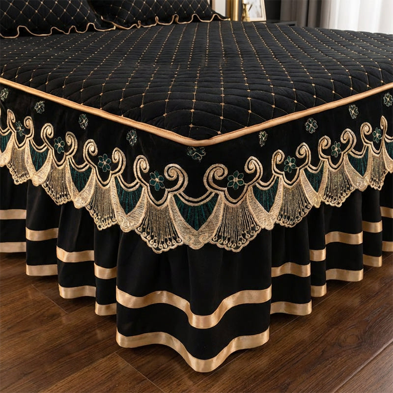 📢📢2026 NEW PRODUCT – 50% OFF✨Ruffled bed sheet + duvet cover + pillowcase💓🛏️ Captures the elegance and comfort of the moment