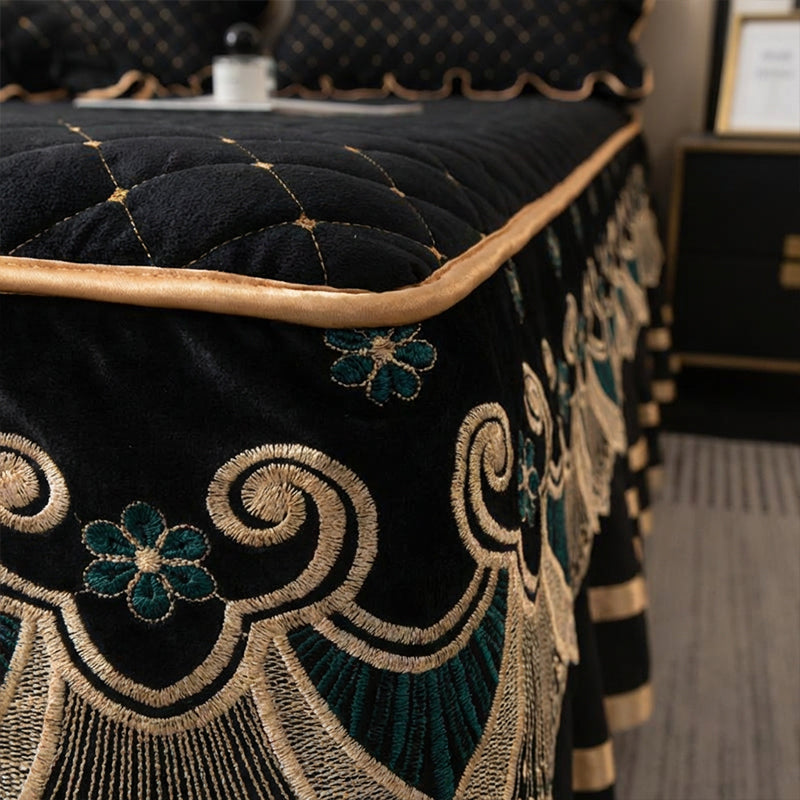 📢📢2026 NEW PRODUCT – 50% OFF✨Ruffled bed sheet + duvet cover + pillowcase💓🛏️ Captures the elegance and comfort of the moment