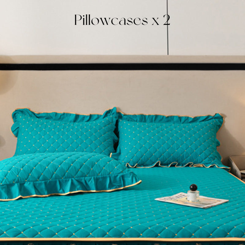 📢📢2026 NEW PRODUCT – 50% OFF✨Ruffled bed sheet + duvet cover + pillowcase💓🛏️ Captures the elegance and comfort of the moment
