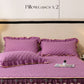 📢📢2026 NEW PRODUCT – 50% OFF✨Ruffled bed sheet + duvet cover + pillowcase💓🛏️ Captures the elegance and comfort of the moment