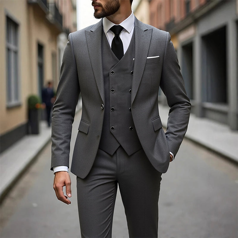✨🔥Men's Slim-Fit 3-Piece Suit Set🕴️