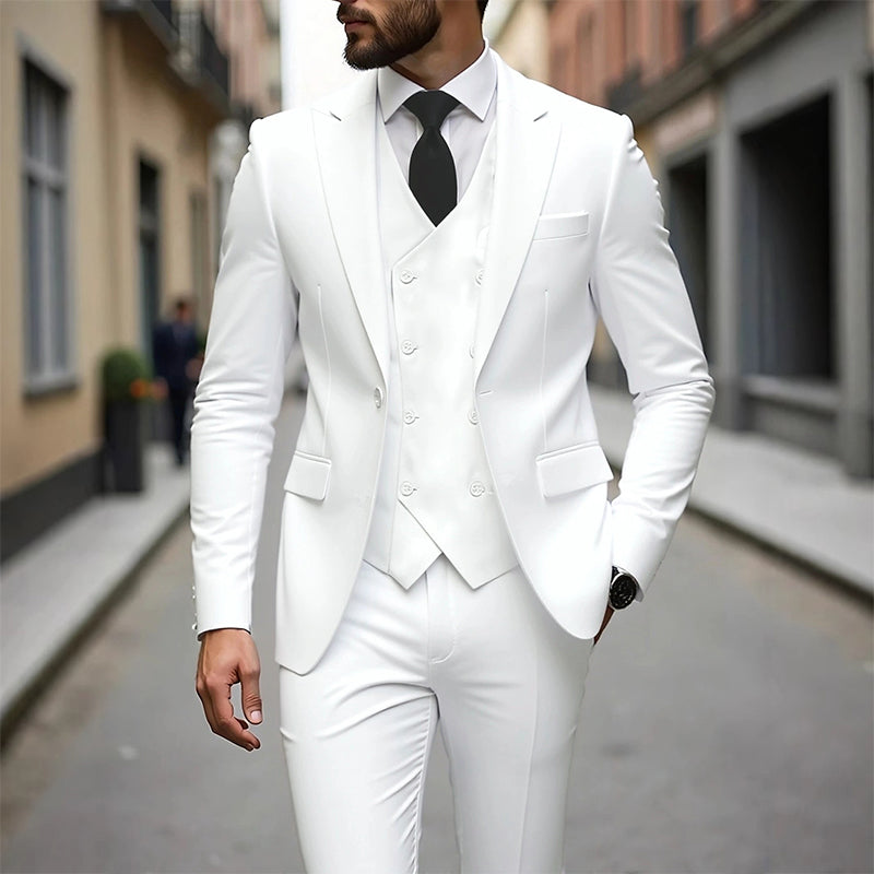 ✨🔥Men's Slim-Fit 3-Piece Suit Set🕴️