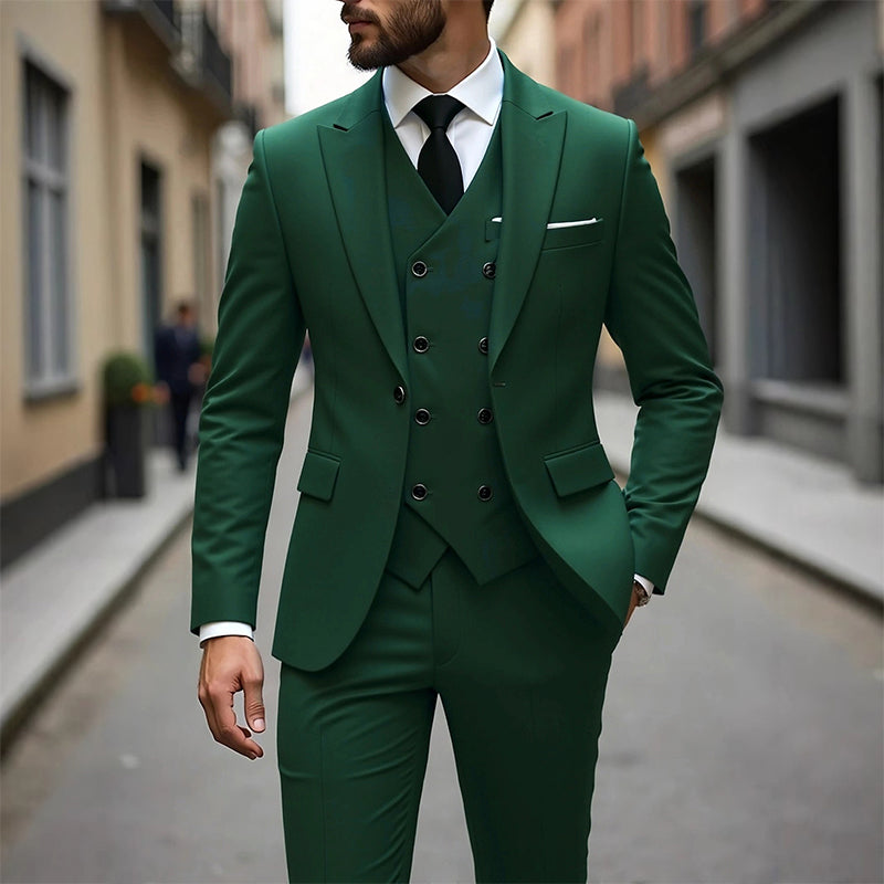 ✨🔥Men's Slim-Fit 3-Piece Suit Set🕴️