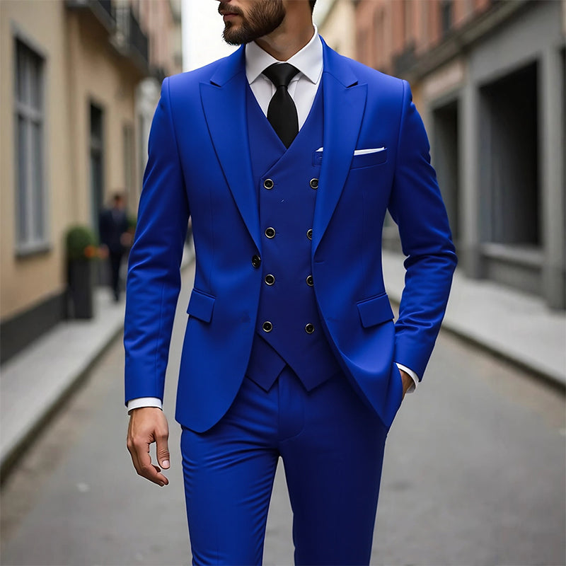 ✨🔥Men's Slim-Fit 3-Piece Suit Set🕴️