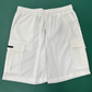 Men's Casual Cargo Shorts with Elastic Waist
