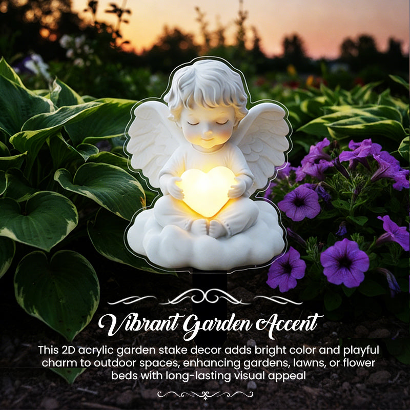 2D Acrylic Garden Stake Decor