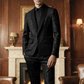 ⏳Time-Limited Special⏰Men's Black Sparkle Tuxedo Suit Set