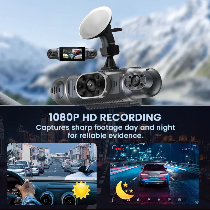 🚗 LIMITED-TIME 50% OFF! ✨ 360° Eagle Eye Parking Camera – 1080P, 4-Way Display, WiFi 📹