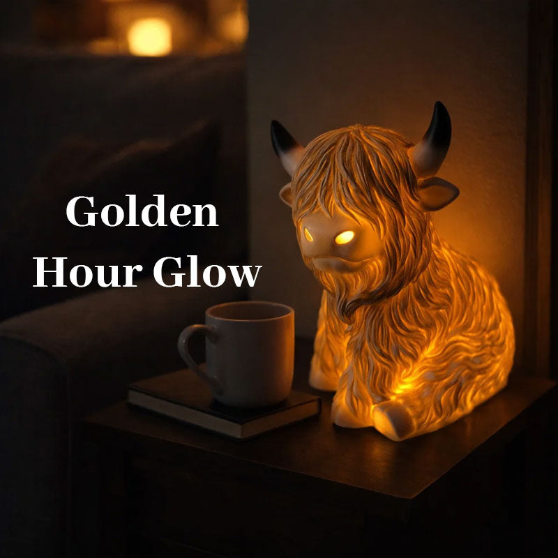 🔥🎁 New release 50% OFF 💥🐮 The cozy Highland atmosphere: Highland cattle lamp