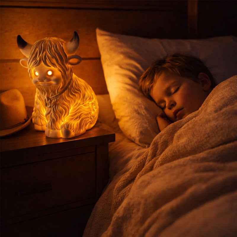 🔥🎁 New release 50% OFF 💥🐮 The cozy Highland atmosphere: Highland cattle lamp