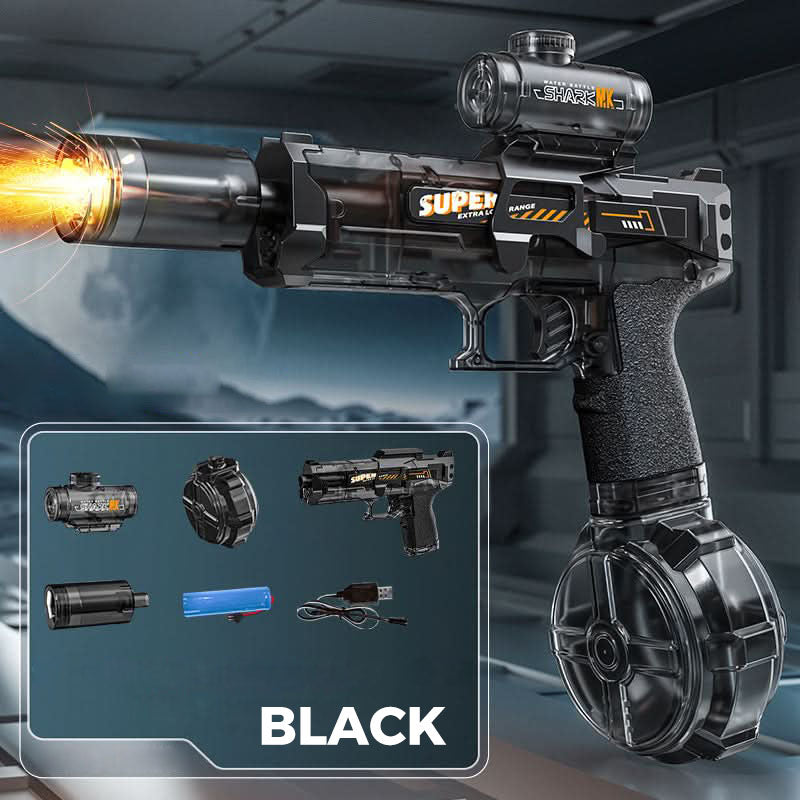 🔫 HOT SALE! ⚡ Rechargeable Electric Water Gun – Automatic Water Injection, Long Shooting Range, Large Capacity, Perfect for Summer Outdoor Fun & Kids Toys 💦