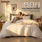 4-Piece Textured Seersucker Bedding Set