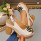 💎 50% OFF ELEGANT PEEP-TOE SANDALS! 💎 9.5cm Chunky Heel, Secure Buckle & Rugged Grip for All-Day Style✨