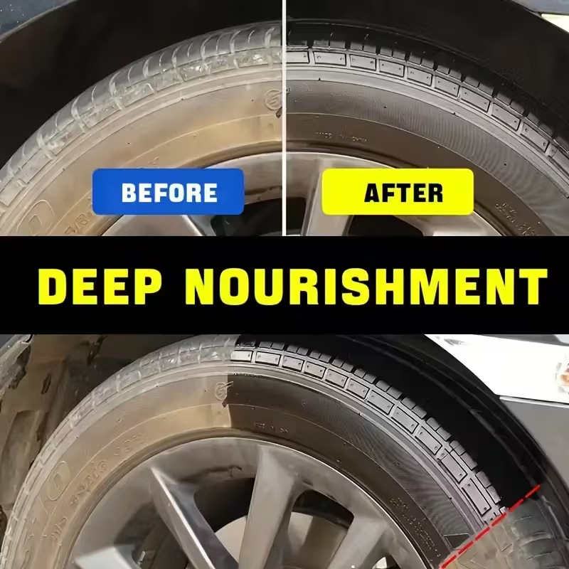 📢📢Buy 1 get 1 free⏰Car Tire and Plastic Trim Renewal Paste