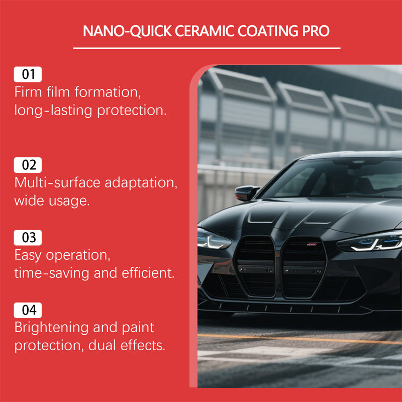 🚗 LIMITED‑TIME 50% OFF! ⚡ Nano‑Quick Ceramic Coating Pro – Hydrophobic, High‑Gloss, Multi‑Surface ✨