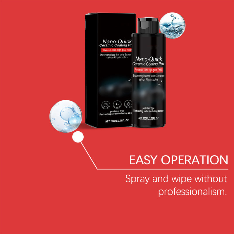 🚗 LIMITED‑TIME 50% OFF! ⚡ Nano‑Quick Ceramic Coating Pro – Hydrophobic, High‑Gloss, Multi‑Surface ✨