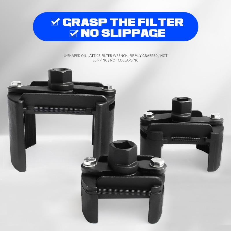 🌞 Spring into Savings: 50% Off🔥Professional Adjustable Oil Filter Wrench | Heavy-Duty 2-Claw Removal Tool - Spring-Loaded & Non-Slip (60-80mm)