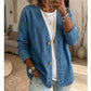 🧥 LIMITED TIME 50% OFF! ✨ Women's V-Neck Denim Jacket – Collarless Button Front, Breathable & Relaxed Fit 💙
