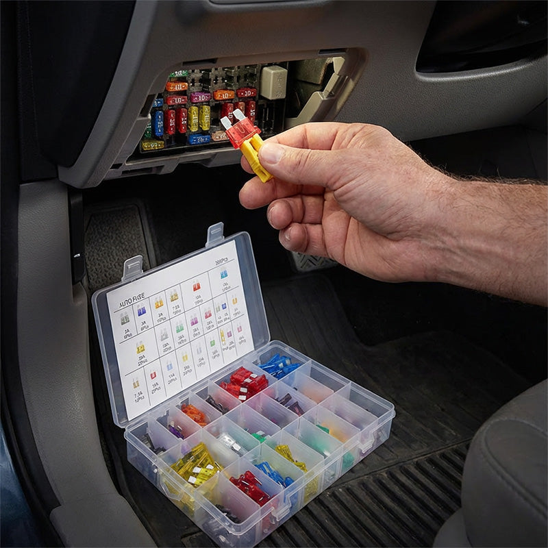 🥳2026 HOT SALE🥳💞50K+ SOLD!🔌🚗 50% OFF! Car Fuse Assortment Kit – Micro, Mini & Standard blade fuses, colour‑coded for easy ID. 100‑300 pcs – be prepared for any electrical fault! 🔧✨