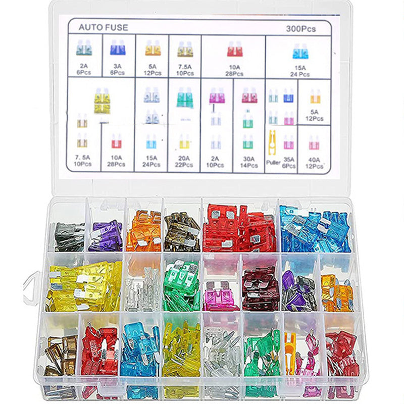 🥳2026 HOT SALE🥳💞50K+ SOLD!🔌🚗 50% OFF! Car Fuse Assortment Kit – Micro, Mini & Standard blade fuses, colour‑coded for easy ID. 100‑300 pcs – be prepared for any electrical fault! 🔧✨