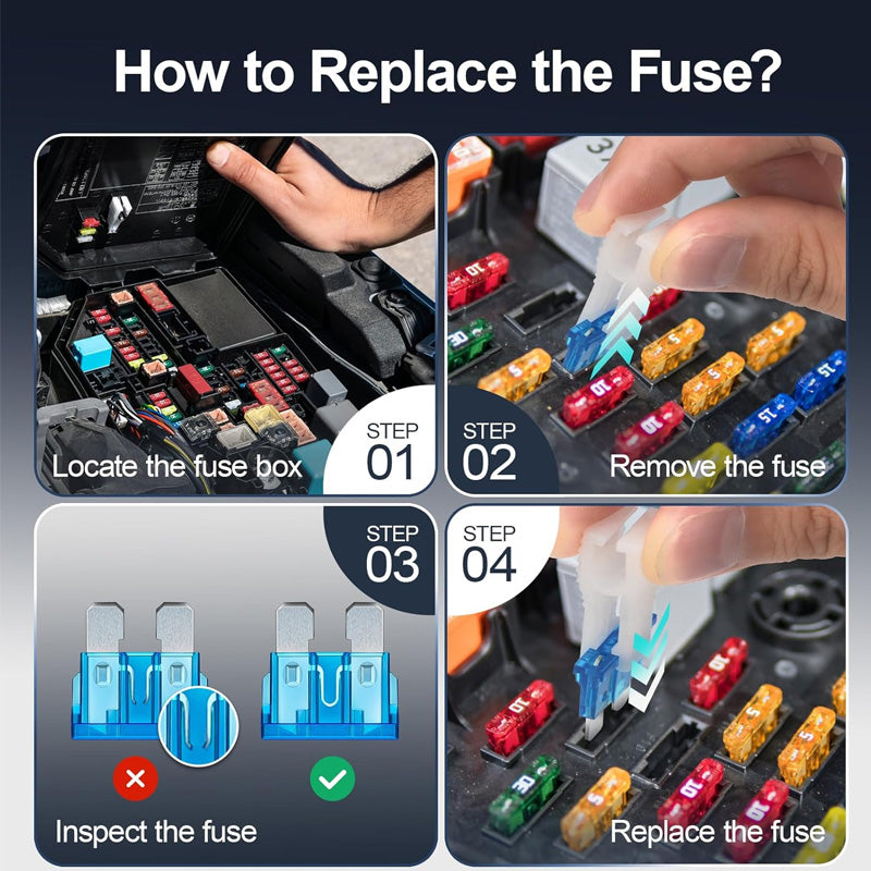 🥳2026 HOT SALE🥳💞50K+ SOLD!🔌🚗 50% OFF! Car Fuse Assortment Kit – Micro, Mini & Standard blade fuses, colour‑coded for easy ID. 100‑300 pcs – be prepared for any electrical fault! 🔧✨
