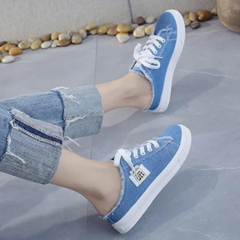⏳Limited-time 50% off⏰Women's Denim Mule Sneakers👟
