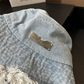 Stylish Layered Fray Denim Sun Protection Hat