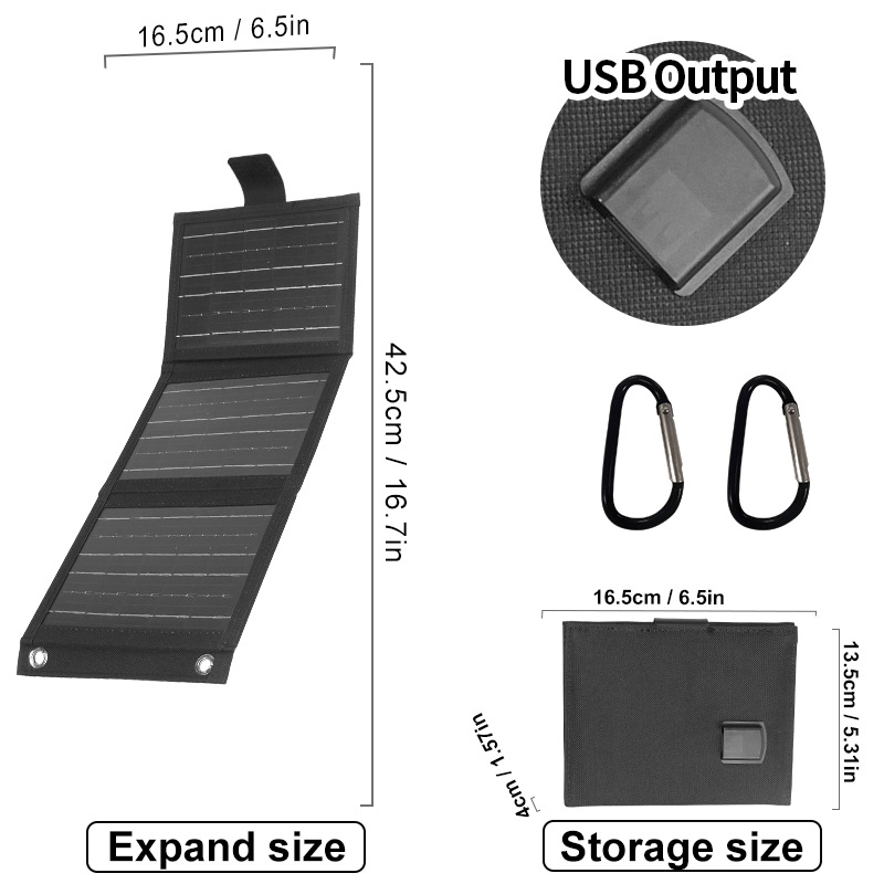 🔋 LIMITED TIME: 50% OFF! 🏆Portable Solar Panel with USB Charging