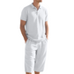 👔 LIMITED-TIME 50% OFF! ✨ Men's Linen Shirt & Capri Set – Breathable, Relaxed, Summer-Ready 🌴