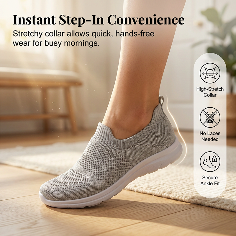 Women's Breathable Mesh Slip-On Shoes