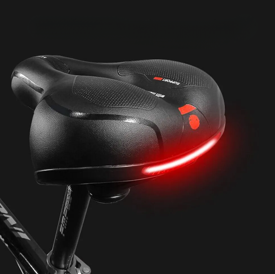 🚲 50% OFF NOW! 🍑 Comfortable And Breathable Bicycle Saddle – Soft memory foam, pressure-relieving & shock-absorbing – perfect for long rides 🚴‍♂️