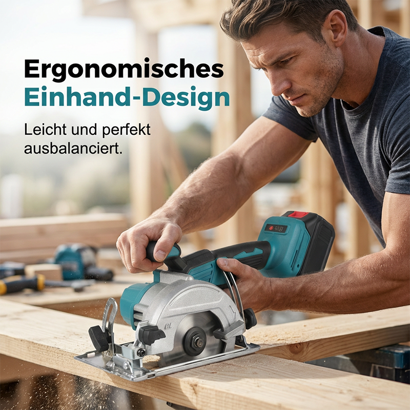 ⚡🛠️ 50% DISCOUNT! High-speed cordless circular saw with brushless motor – Powerful, cordless & precise