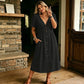 👗Effortless Summer Chic – Women's Summer V-Neck Button-Down Dress☀️