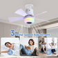 🔥Summer Special🌬️Smart Ceiling Fan with Light, RGB & Bluetooth Speaker